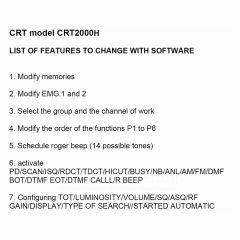CRT 2000H Software